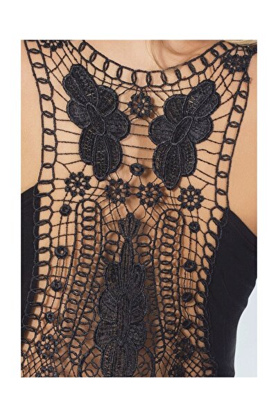 Hmd Women's Lcyra Lez Lace Athlete Black T-shirt (2462-2463)