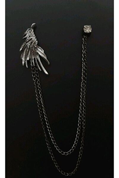 Ars Magic Box Tüy Desenligümüş Ceket Aksesuarı