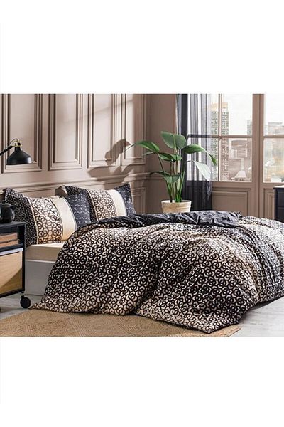 Özdilek Set cuvertură de pilota Ranforce Double Noche Black