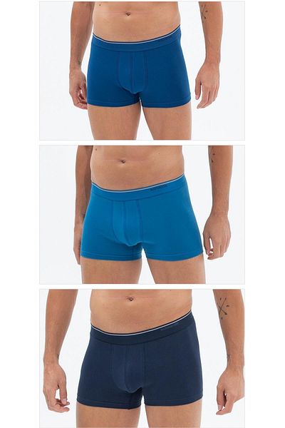 Blackspade Ανδρικό Boxer Tender Cotton 3-Pece Navy Blue-blue-indigo 9670