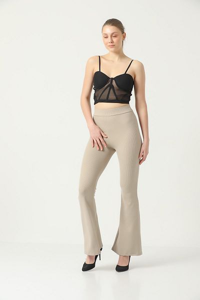 DynamicLeggings Jambiere evazate pentru femei cu talie înaltă, fără sudură