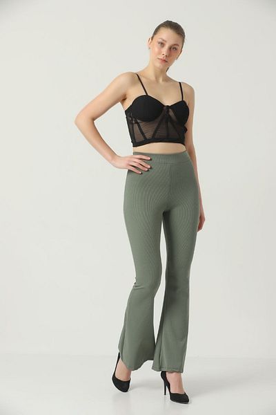 DynamicLeggings Jambiere evazate pentru femei cu talie înaltă, fără sudură