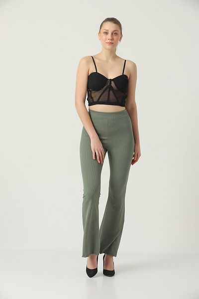 DynamicLeggings Jambiere evazate pentru femei cu talie înaltă, fără sudură
