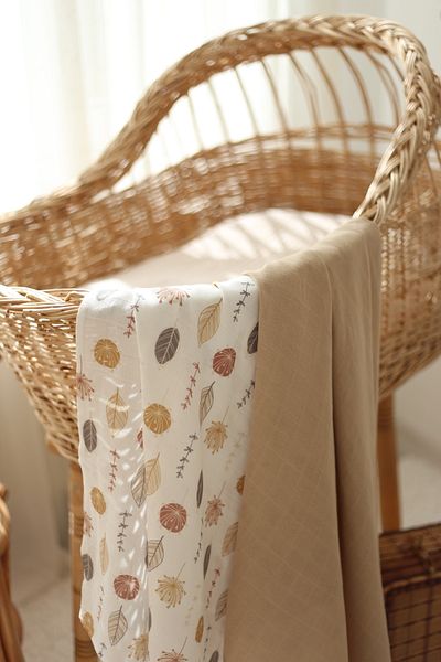 Mujo Baby&Kids Set of 2 Double Layer Muslin Blankets