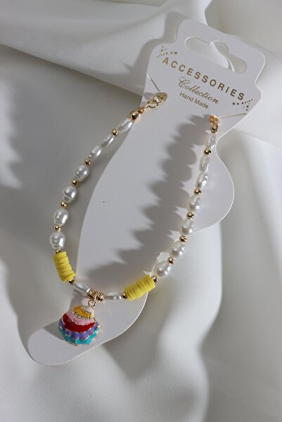 Süspüs Accessories سوار فيمو بونكيرد بتفاصيل من اللؤلؤ وصدف البحر