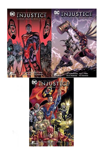 Çizgi Düşler Injustice Tanrılar Aramızda Beşinci Yıl Set ( Cilt 1 - 2 - 3 )