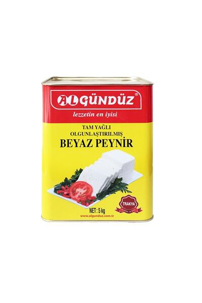 Al Gündüz Algündüz Yumuşak Inek Peyniri 5 kg Teneke