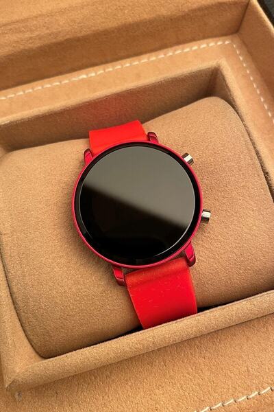 pullmarkt Renkli Silikon Kordon Led Unisex Kol Saati