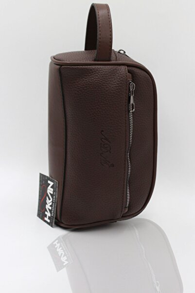 Fiyaka Men's Shaving And Handbag Brown