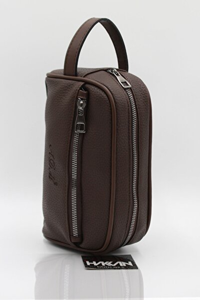 Fiyaka Men's Shaving And Handbag Brown