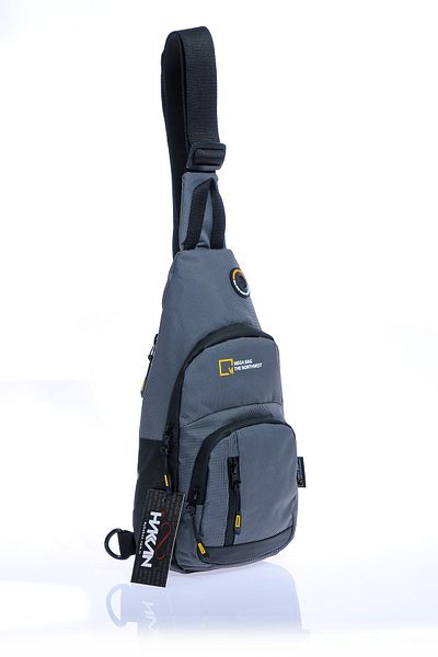 Fiyaka Mg-1007 Bodybag Σακίδιο πλάτης Γκρι