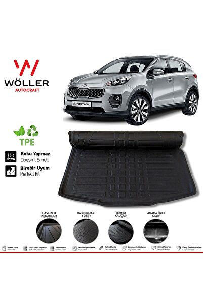 wöller Kia Sportage Bagaj Havuzu 2016 2021 Arası 3d Ultraflex Esnek