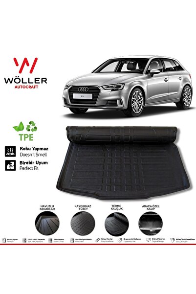 wöller Audi A3 Hatchback Bagaj Havuzu 2013 2020 Arası 3d Ultraflex Esnek