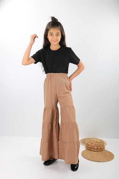shopshop Pantaloni spanioli cu piese de jazz pentru fete ss3645