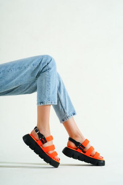 PASSAGE SHOES 6156 Women's Thick Sole Sandals with Fuspet