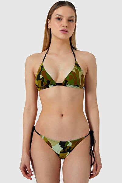 AYYILDIZ Bikini Set - Green - Camouflage