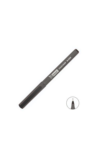 Mikro قلم لباد Fineliner أسود (1 قطعة) M 2028