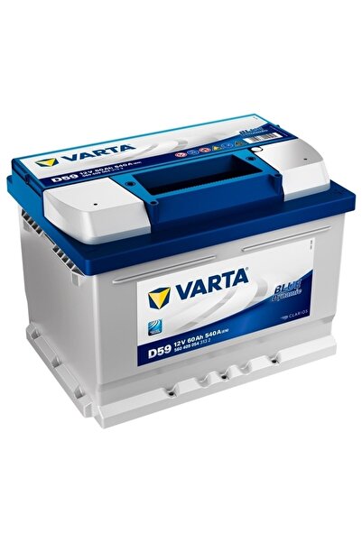 Varta 12 Volt 60 Amper Blue Dynamic Alçak Tip Cca 540 D59 (eski Akü Iade Avan...