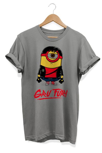 karikatürstore Gru Fury Printed Oversize T-Shirt