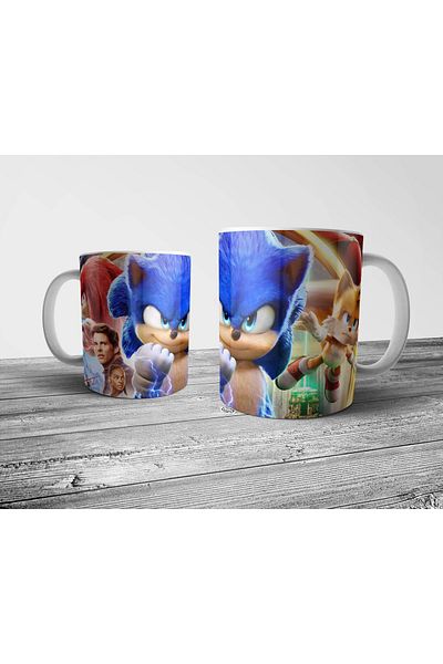 Pixxa Sonic 2 - The Hedgehog Hedgehog Mug Cup Model 2