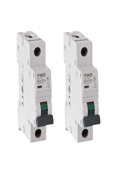 VİKO Automatic Fuse 1x16a 3ka-3vtb-1b16 2 pieces