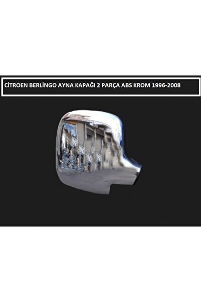 AKTİF OTO KROM Uyumlu Citroen Berlingo Ayna Kapağı 2 Parça Abs Krom 2005 2006 2007 2008