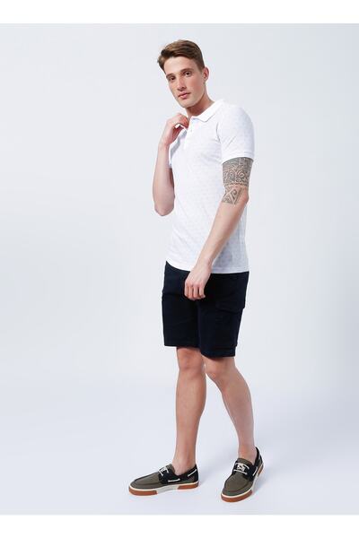 Lee Cooper Ανδρικό λευκό μπλουζάκι