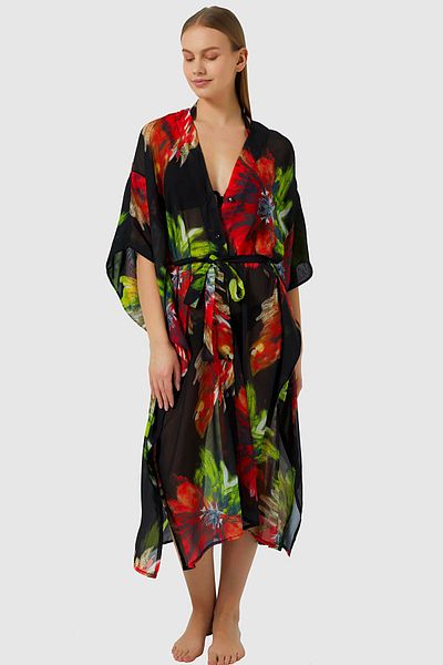 AYYILDIZ 5808 Rochie de plajă neagră