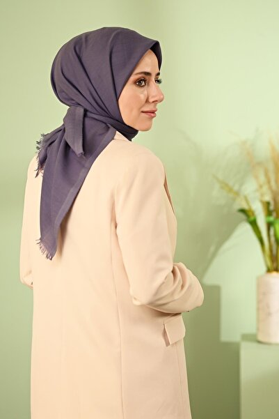 Zerruba Βαμβακερό κασκόλ λεβάντα