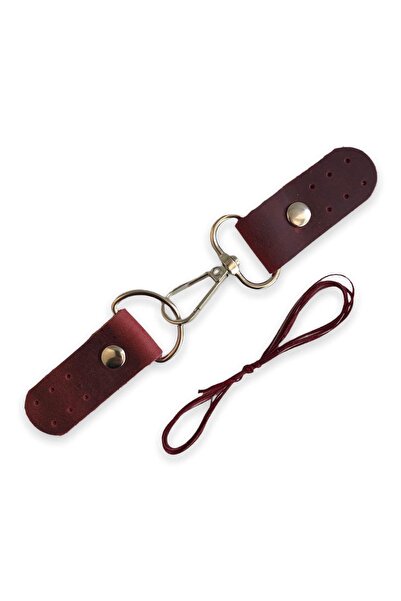 alfa tasarım atölyesi Γνήσιο δερμάτινο κλειδαριά με γάντζο, με γάντζο (15 εκ....