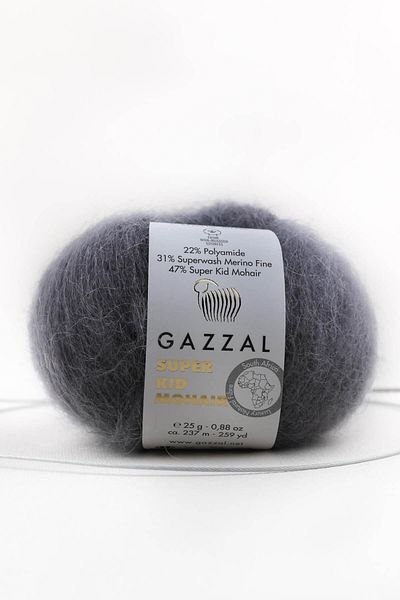 Gazzal Super Kid Mohair - 25gr 78% μαλλί-22% Pa Mix Φυσικό Πλεκτό Χειροποίητο Σπάγγο Taka Yarn (64433)