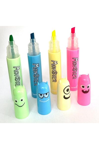 Ceo Fantasialand Highlighter Face Expressions 4 pcs Pvc