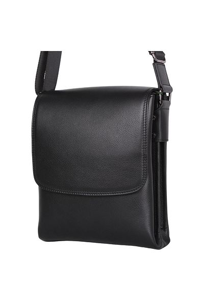 Legend Leather 4261 Geantă neagră pentru bărbați din piele naturală