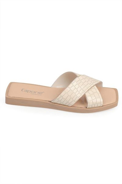 Capone Outfitters Παντόφλες Capone Cross διαφανές λουράκι