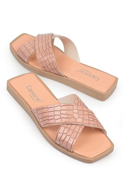 Capone Outfitters Pantofle Capone Cross Transparent strap