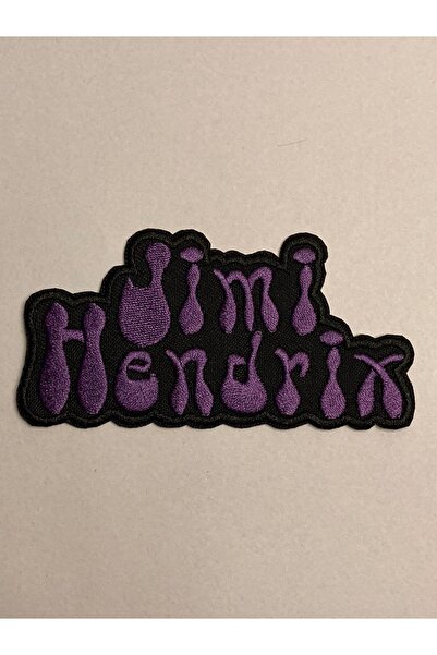 StüdyoÜmitTişört رقعة جيمي هندريكس - رقعة تزوير وجينز (9,5x4,5 سم)
