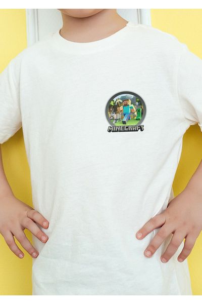 MINECRAFT Logo Printing Kids T-Shirt