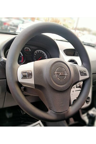 özgüven oto giyim Oto Direksiyon Kılıfı Siya Dikişli Düz Model