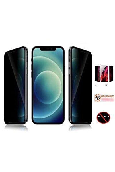 TEKNOPARKTA Iphone 11 Pro Iphone X Xs Hayalet Ekran Privacy Gizlilik Tam Kapl...