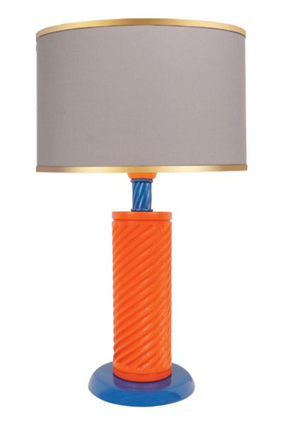 MINIMAL ETICARET VE BILGI TEKNOLOJILERI Eclipse Orange - Blue Lampshade