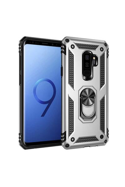 Musal Galaxy S9 Plus Case Armor Armor with Ring Stand Magnetic