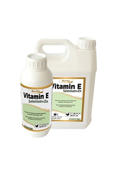 Royal Avian Vitamin E Selenium + Zn 1lt Kanatlı Hayvanlar E Ve Selenyum Içerikli Sıvı Yem Katkı