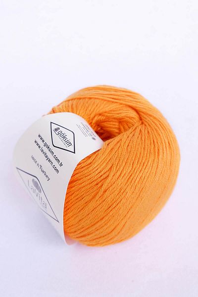 LaVita Yarn Baby Amigurumi Cotton Punch Πλεκτό Χέρι Κορδόνι Taka Yarn - ΠΟΡΤΟΚΑΛΙ Λουλούδι-2309
