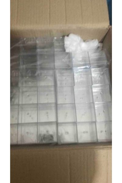 YENİ HEDİYELİK DÜNYAM Transparent Box for Buble Candle 30 Pieces
