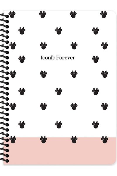 Minnie Mouse Caiet cu dungi 16,5x22,5 - Iconic Forever (80 de coli)