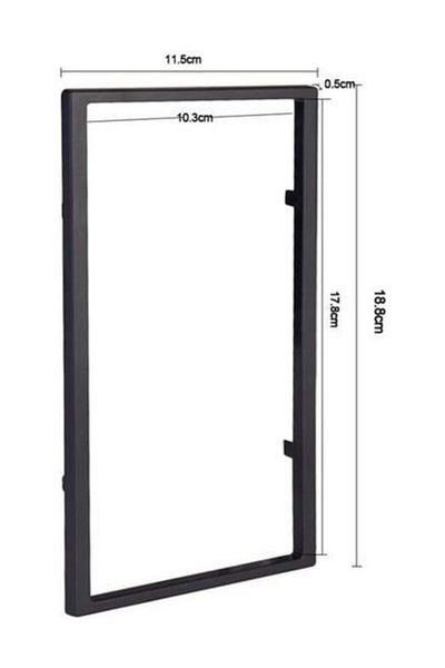 Edison Double Car Tape Frame 7" Plastic Frame