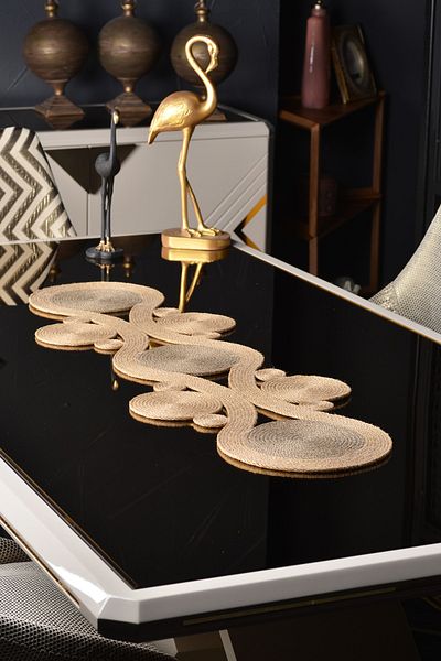 Natural Dowry Endless Long Wicker Rope Wicker Rope Living Room Dining Table Coffee Table Kitchen Cloth Runner