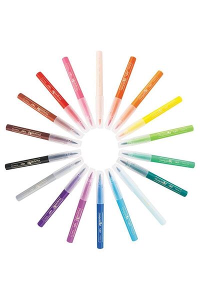 Bic Visaquarelle 18-Piece Brush Tip Pen