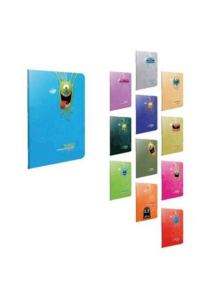 Gıpta A4 Notebook The Thing Plastic Cover 60 Sheets Checked