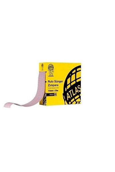 Atlas لفافة إسفنج للصنفرة 120 حصى 115×25 ملم 1 متر